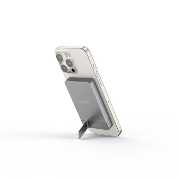 Зовнішній акумулятор MagSafe Tech-Protect PB14 5000mAh Pop-up, колір «космічний сірий»