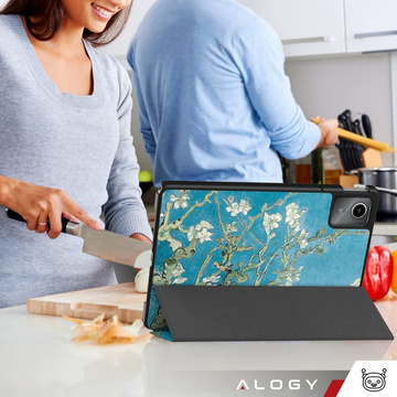 Чохол для Lenovo Tab M11 10.95" TB330FU / TB330XU / TB331FC Tablet Cover Case Alogy Book Cover Квітуче мигдальне дерево (Ван Гог)