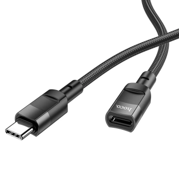 HOCO OTG Adapter Type C (Male) To Type C (Female) 3A U107 1.2M Black