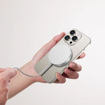 Зарядний пристрій MagSafe Tech-Protect QI15W-A30 сріблястого кольору 15 Вт