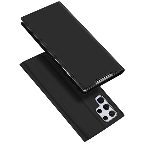 Dux Ducis Skin Pro Flip Protective Leather Case for Samsung Galaxy S22 Ultra Black