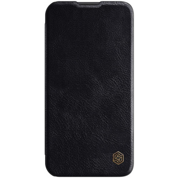 Kožené pouzdro Nillkin Qin Pro pro iPhone 14 Pro Max (černé)