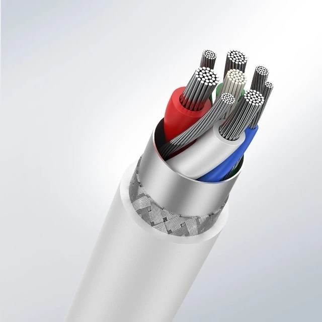 Кабель Ugreen USB Type C - Lightning MFI 1m 3A 18W білий (10493)