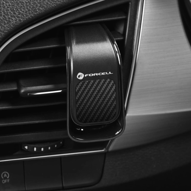 FORCELL F-GRIP Carbon B060 magnetische Autohalterung für Kühlergrill schwarz