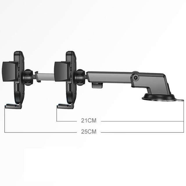 Universal Joyroom JR-OK3 telescopic phone holder for the phone on the windshield board Black