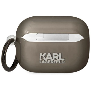 Ochranné pouzdro na sluchátka Karl Lagerfeld pro kryt AirPods Pro black/black Karl`s Head