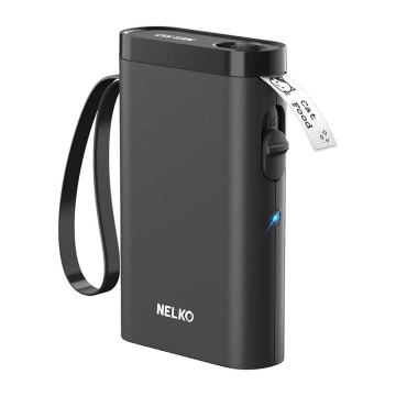 Nelko P21 Bluetooth USB-C Thermal Label Printer Black