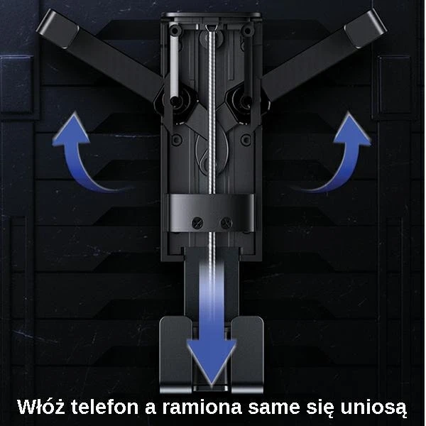 USAMS Držák pro ventilační mřížku Gravity černá/černá ZJ058ZJ01 (US-ZJ058)