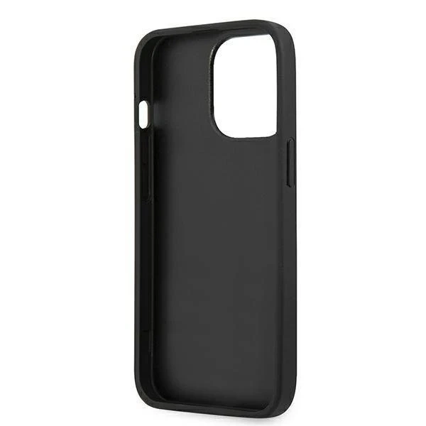Etui Guess GUHCP13L4GMRGR для Apple iPhone 13 Pro / 13 6,1" szary/сірий твердий чохол 4G з підставкою на кільці
