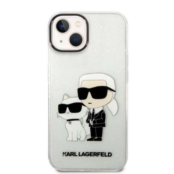 Etui Karl Lagerfeld KLHCP14MHNKCTGT für iPhone 14 Plus 6,7" Hardcase Gliter Karl