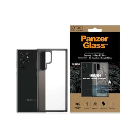 Kryt na Samsung Galaxy S22 Ultra PanzerGlass HardCase Antibakteriálny, priehľadný