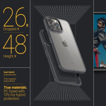 Etui Caseology Skyfall pre Apple iPhone 14 Pro Max Matte Black