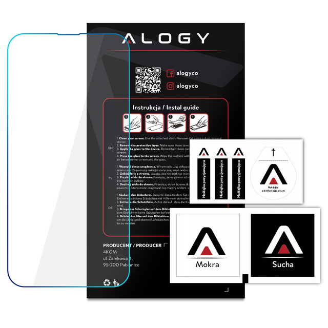 9H Tempered Glass Alogy Screen Protector for Apple iPhone 14 Plus / 14 Pro Max