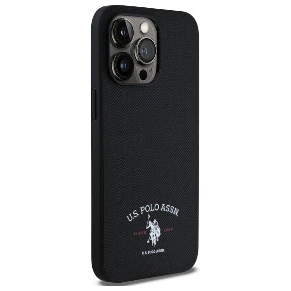 Etui do iPhone 15 Pro Max US Polo Printed DH Logo Czarne