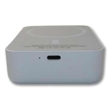 Bezdrôtová powerbanka Ecobox MagSafe biela 10000 mAh