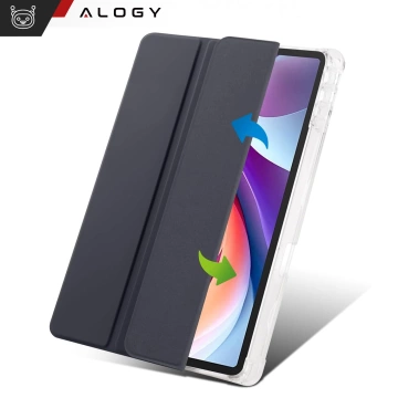 Lenovo Tab M11 10.95" TB330FU/TB330XU/TB331FC Smart Case Pencil with Flip Cover Alogy Black-Transparent