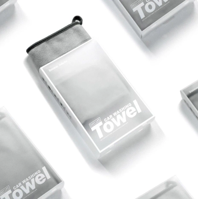 Автомобільний рушник Baseus мікрофібра мікрофібра 40 см х 80 см сірий (CRXCMJ-A0G)