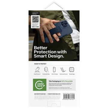 Etui Ochronne do iPhone 15 Pro UNIQ Heldro Mag MagClick Niebieskie