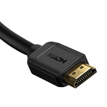 Baseus HDMI 2.0 Cable, 4K 60Hz, 3D, HDR, 18Gbps, 3m (Black)