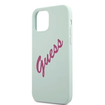 Guess GUHCP12LLSVSBF iPhone 12 Pro Max 6,7" niebieski fuksja/blue fuschia Hardcase Silicone Vintage
