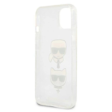 Karl Lagerfeld KLHCP13SKCTUGLS iPhone 13 mini 5,4" srebrný/strieborný pevný obal Glitter Karl`s