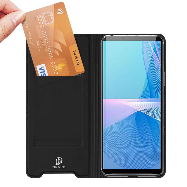 Peněženka DuxDucis SkinPro pro Sony Xperia 10 III Black