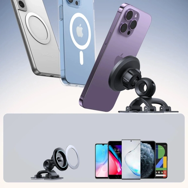 Magnetický držák na palubní desku Joyroom JR-ZS366 s rotací 360° – černý