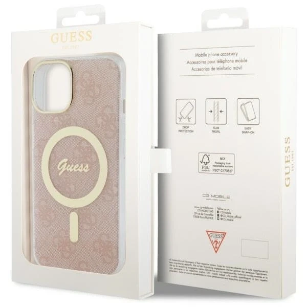 Etui Guess GUHMP14MH4STP pre iPhone 14 Plus 6,7" pevné puzdro 4G MagSafe