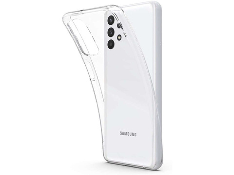 Pouzdro pouzdro na silikonové čiré sklo Samsung Galaxy A32 5G