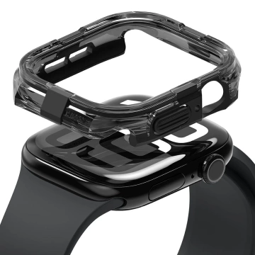 Чохол для Apple Watch 10 (46 мм) чорний, з кільцем Fusion Bumper