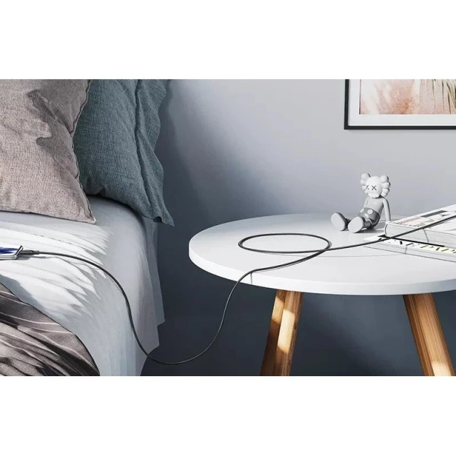 Uzelená nabíječka USB typu C 25W napájení Kabel USB typu C 2m černý (50581)