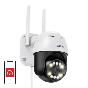 Outdoor-IP-Kamera ZOSI C296 WiFi 8MP Dual Pan Tilt IP66 microSD-Karte 32GB