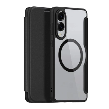 Чохол MagSafe для Samsung Galaxy S25 Edge Black Skin X Pro чорного кольору