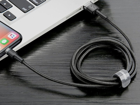 Baseus Cafule USB Lightning Cable for iPhone iPad iPod 2A 3m Black