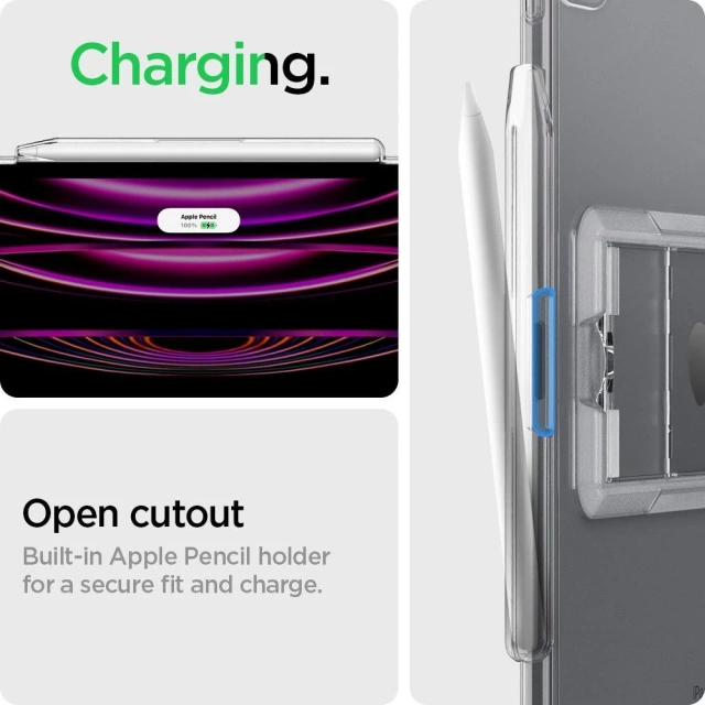 Etui Spigen Airskin Hybrid ”S” для Apple iPad Pro 12.9 2021 / 2022 Crystal Clear