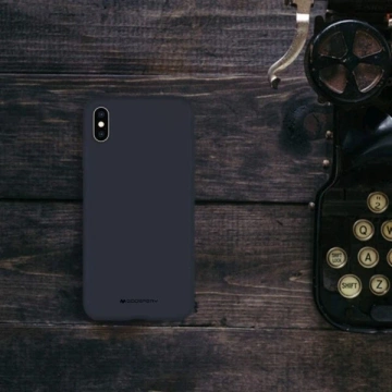 Silikonové pouzdro Mercury pro iPhone Xs Max navy/navy