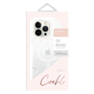 UNIQ etui Coehl Lumino iPhone 14 Pro Max 6,7" срібний/sparkling silver
