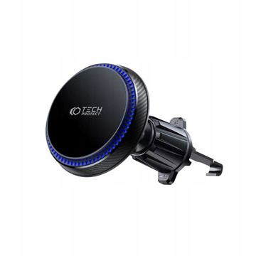 Magnetic car holder MagSafe with a 15W charger for the car grill Vent Car black