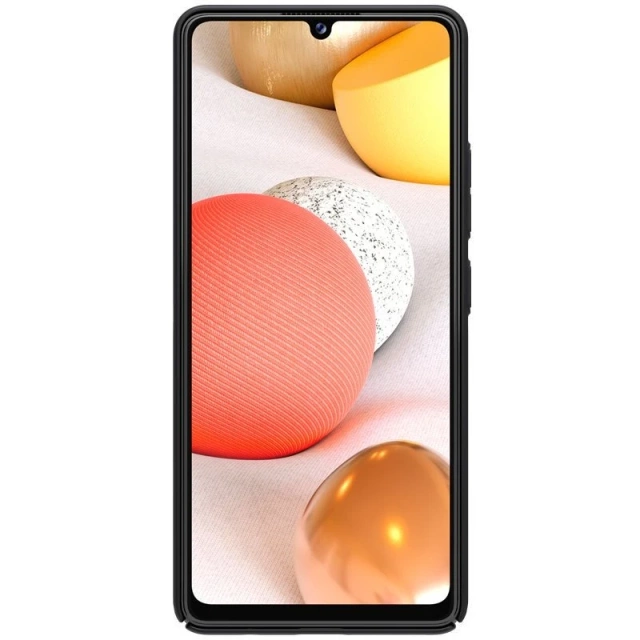 Nillkin Super Frosted Shield vystužený stojan na kryt puzdra pre Samsung Galaxy A42 5G čierny