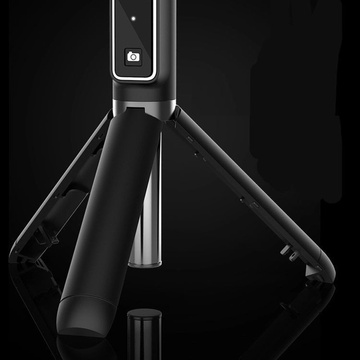 Selfie Stick Tripod P50 phone holder photo stick Bluetooth remote control Black