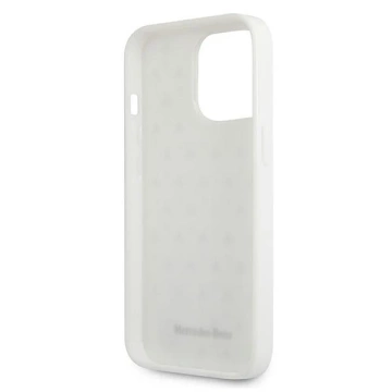 Etui Mercedes MEHCP13XESPWH do Apple iPhone 13 Pro Max 6,7" pevný obal Silver Stars Pattern
