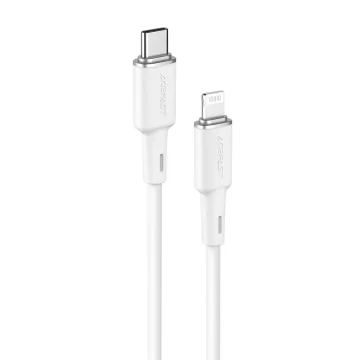 Acefast Kabel MFI USB Typ C - Lightning 1,2m, 30W, 3A weiß (C2-01 weiß)