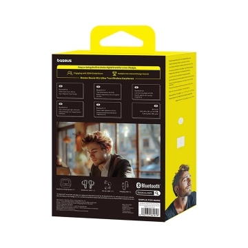 Słuchawki Baseus Bowie M2s Ultra TWS z ekranem LCD – czarne