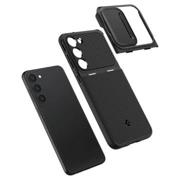 Etui Spigen Optic Armor для Samsung Galaxy S23 Black