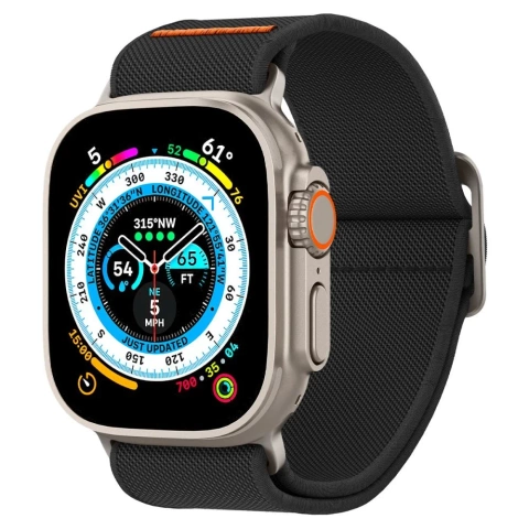 Pasek Spigen Fit Lite Ultra pro Apple Watch 4 / 5 / 6 / 7 / 8 / se / ultra (42 / 44 / 45 / 49 mm) Black