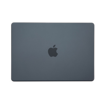 Alogy Hard Case for Apple Macbook Air 13 2022 M2 Matte Black Bag up to 15.6"