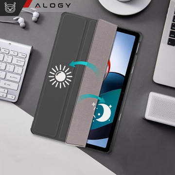 Case for Xiaomi Redmi Pad SE 2023 11" Smart Case Cover with Flip Housing Case Alogy Gray Glass