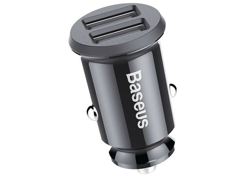 Baseus Grain autonabíjačka 2x USB 5V 3.1A čierna