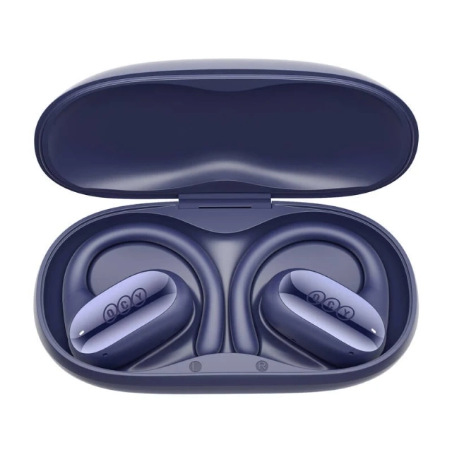 Bluetooth slúchadlá QCY T30 Crossky GTR2, 28h výdrž, IPX5, mikrofón ENC – modré