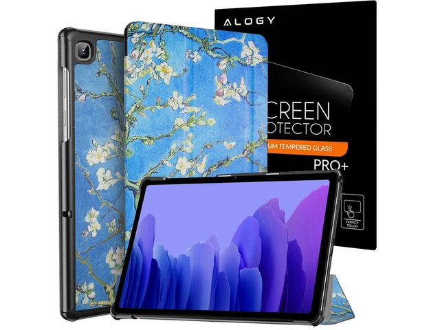Alogy Book Cover pre Galaxy Tab Tab A7 10.4 T500 / T505 kvitnúce mandľové sklo